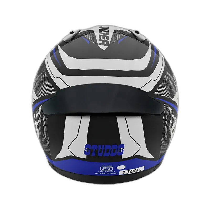 STUDDS Thunder D4 Black N1 Full Face Helmet