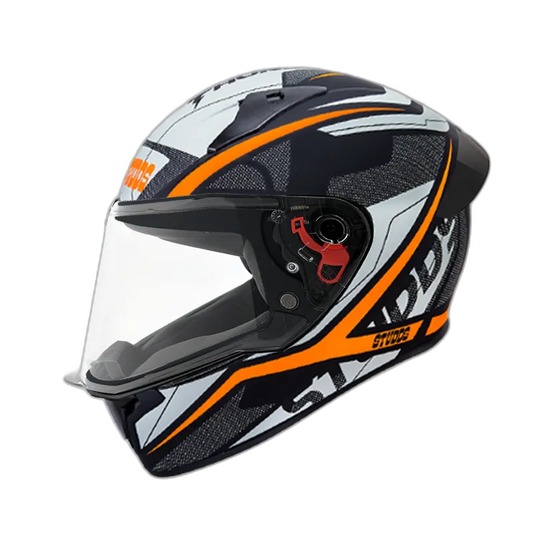 STUDDS Thunder D4 Matt Black N10 Full Face Helmet