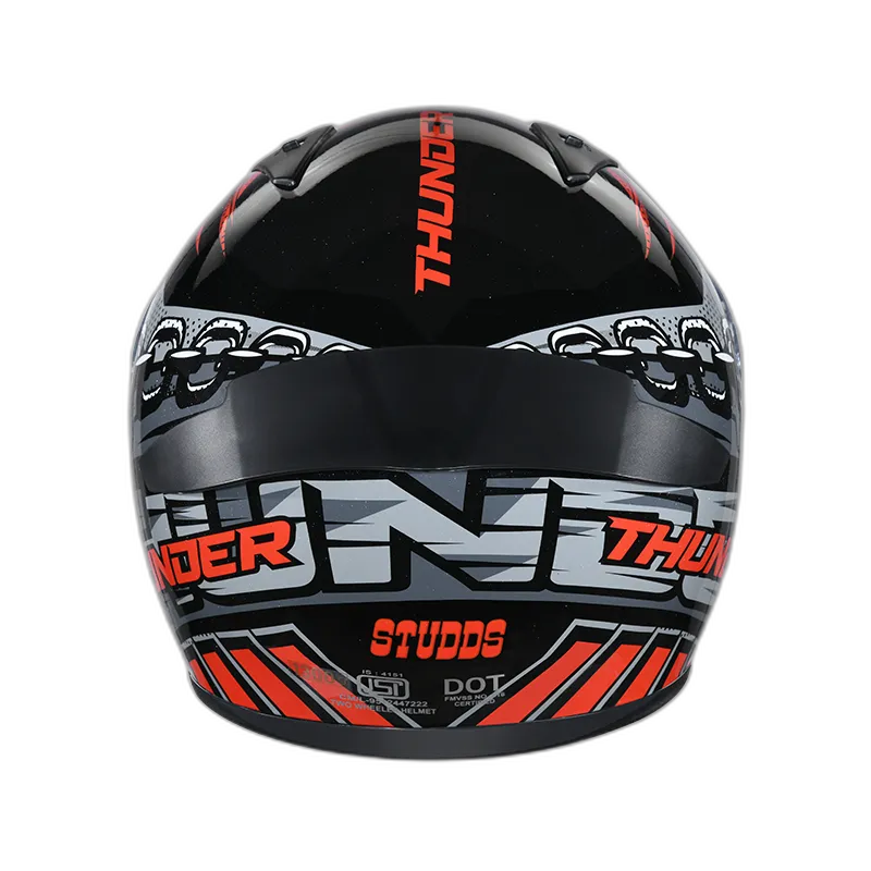 STUDDS Thunder D5 Black N2 Full Face Helmet