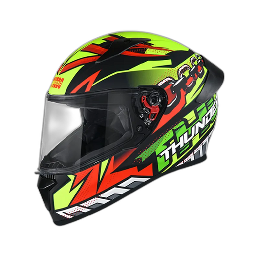 STUDDS Thunder D5 Matt Black Red N5 Full Face Helmet