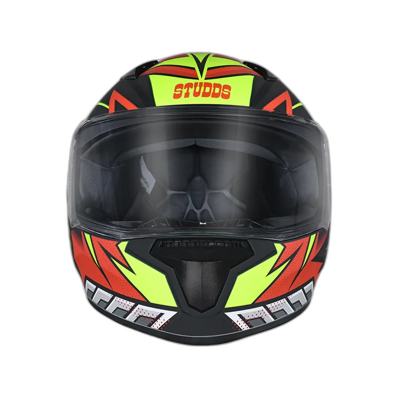 STUDDS Thunder D5 Matt Black Red N5 Full Face Helmet