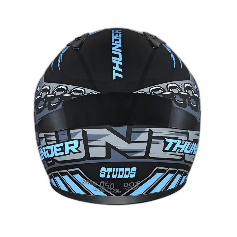 STUDDS Thunder D5 Matt Black N1 Full Face Helmet