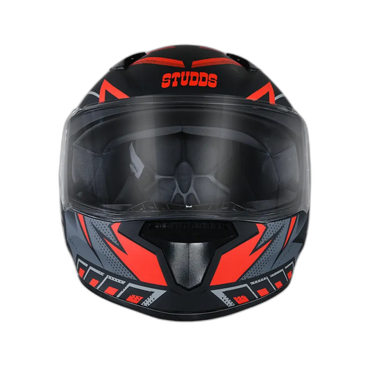 STUDDS Thunder D5 Matt Black N2 Full Face Helmet