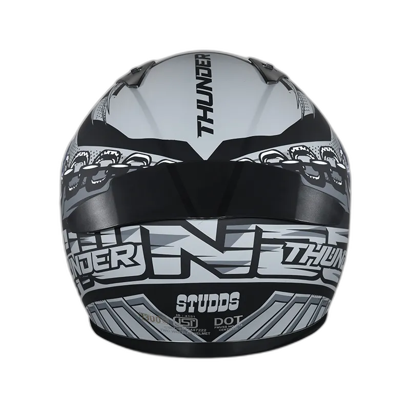 STUDDS Thunder D5 Matt Black N4 Full Face Helmet