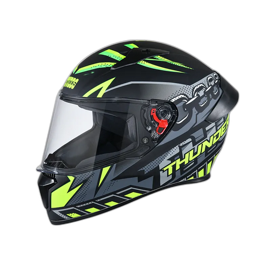 STUDDS Thunder D5 Matt Black N5 Full Face Helmet