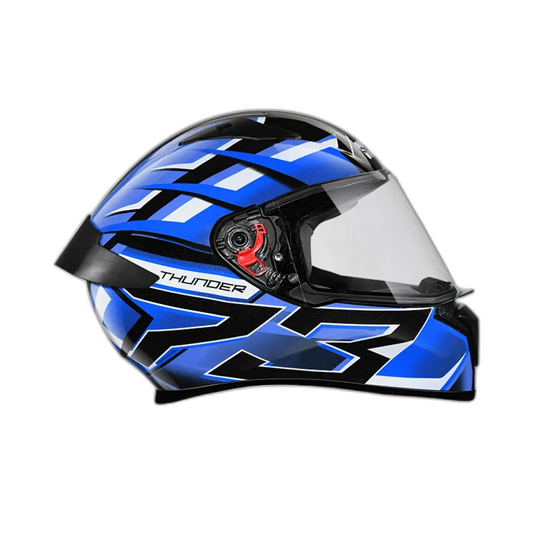 STUDDS Thunder D6 Black Blue N1 Full Face Helmet