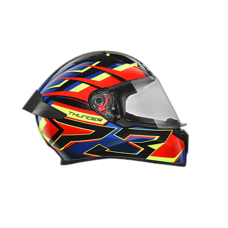 STUDDS Thunder D6 Black Red N1 Full Face Helmet