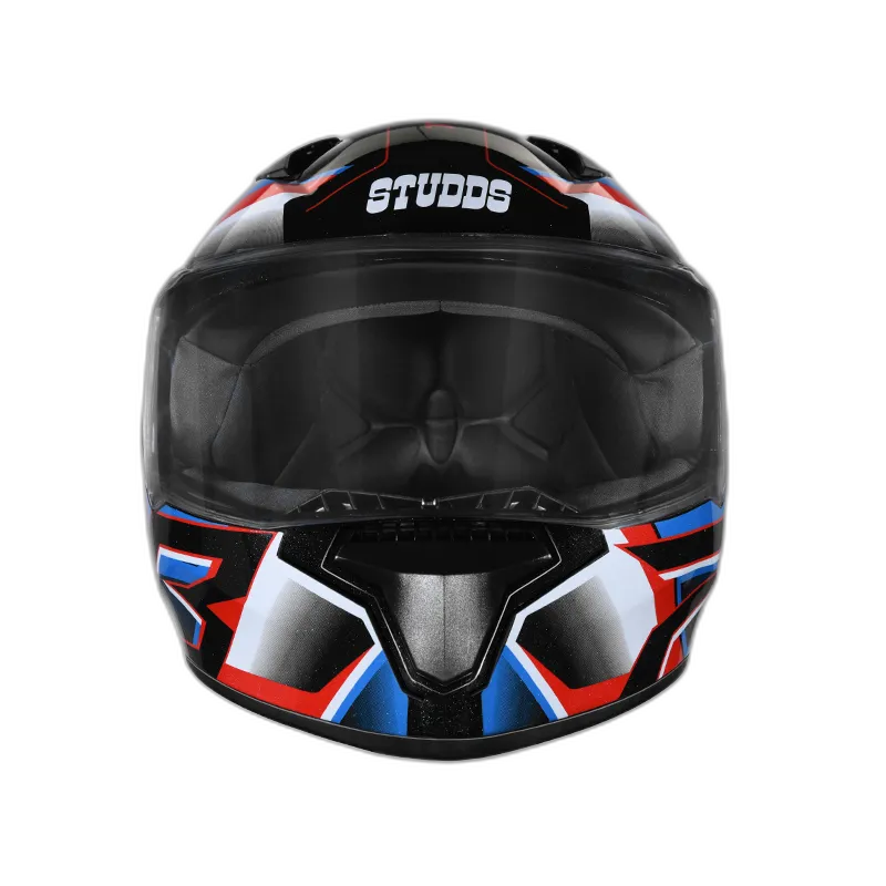 STUDDS Thunder D6 Black White N1 Full Face Helmet