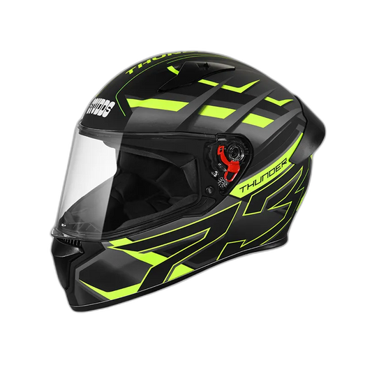 STUDDS Thunder D6 Matt Black Grey N5 Full Face Helmet