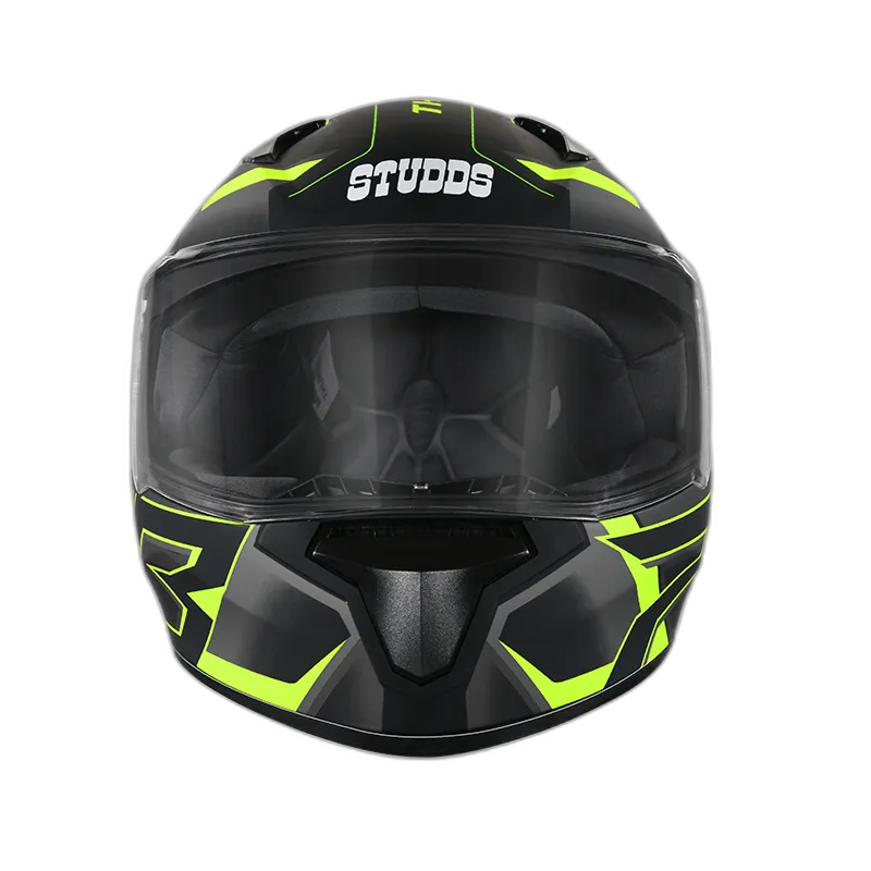 STUDDS Thunder D6 Matt Black Grey N5 Full Face Helmet