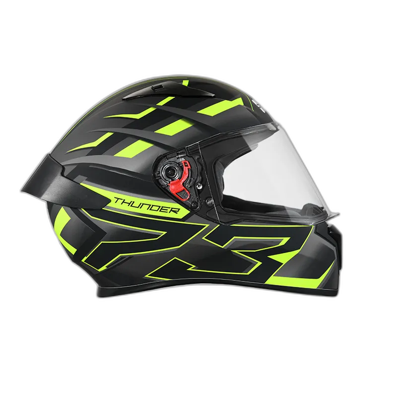 STUDDS Thunder D6 Matt Black Grey N5 Full Face Helmet