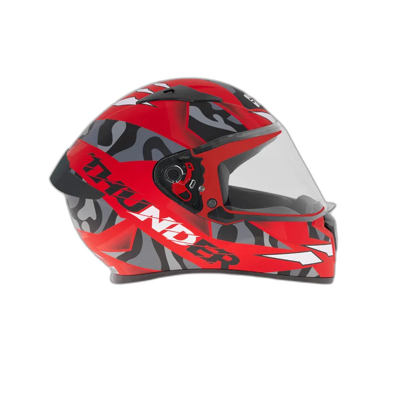 STUDDS Thunder D7 Matt Red N9 Full Face Helmet