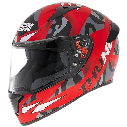 STUDDS Thunder D7 Red N9 Full Face Helmet