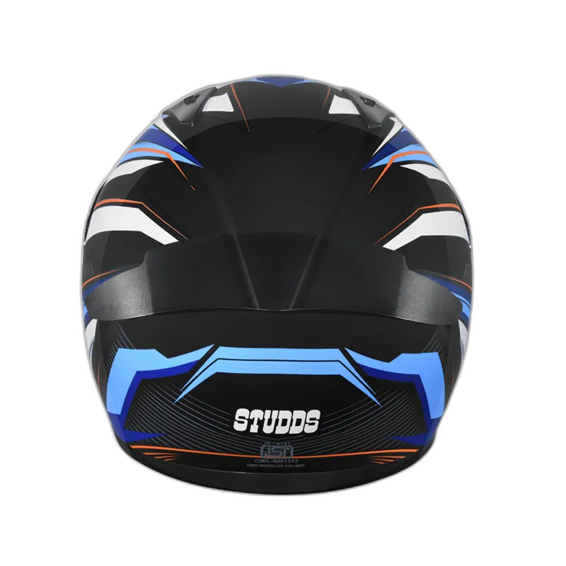 STUDDS Thunder D8 Black N1 Full Face Helmet
