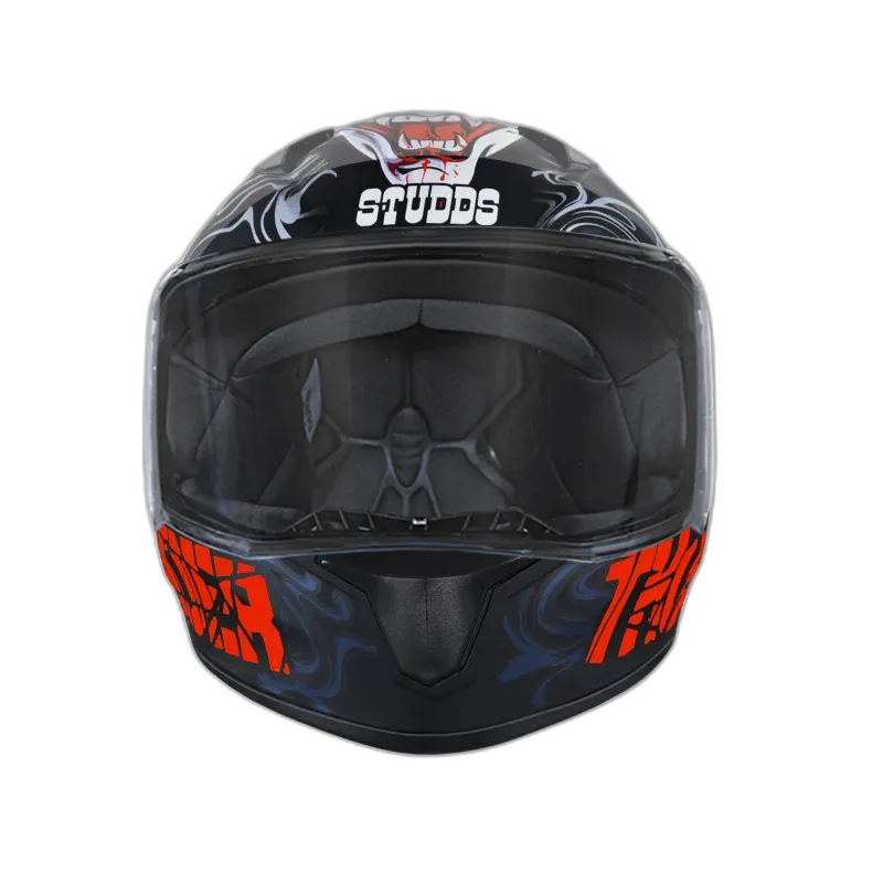 STUDDS Thunder D8 Black N2 Full Face Helmet