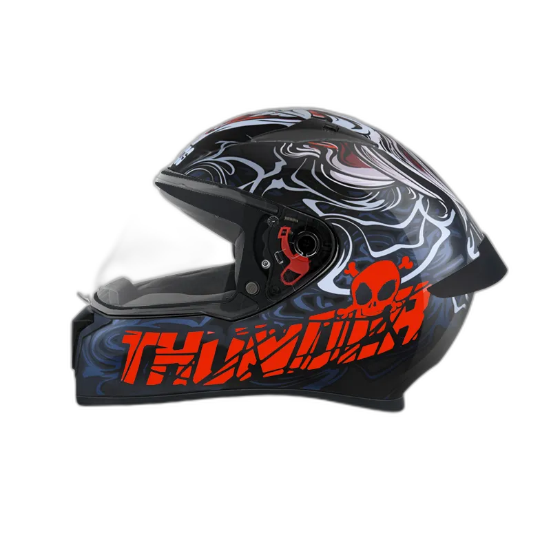 STUDDS Thunder D8 Black N2 Full Face Helmet