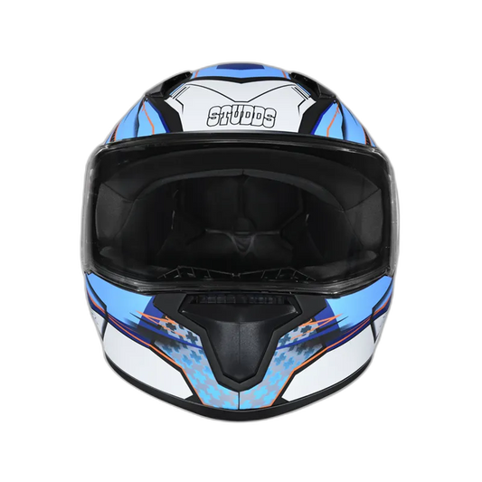 STUDDS Thunder D8 Matt Black N1 Full Face Helmet