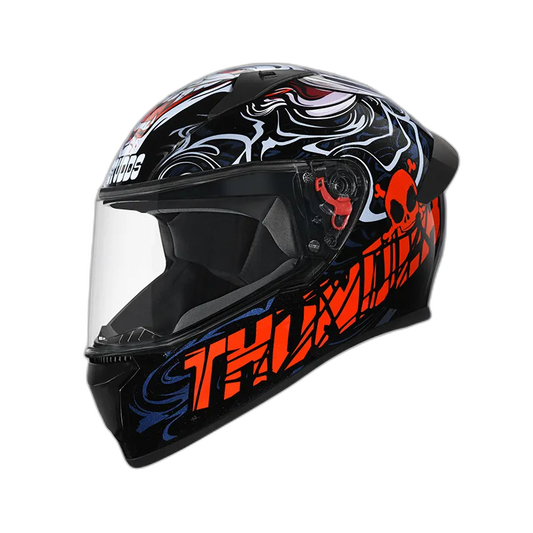 STUDDS Thunder D8 Matt Black N2 Full Face Helmet