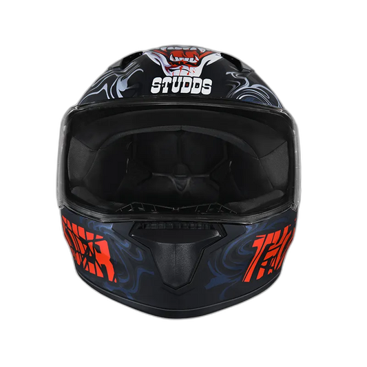 STUDDS Thunder D8 Matt Black N2 Full Face Helmet