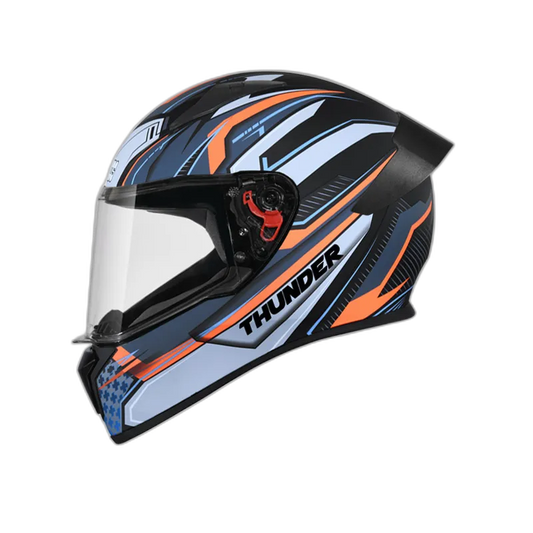 STUDDS Thunder D8 Matt Black N4 Full Face Helmet
