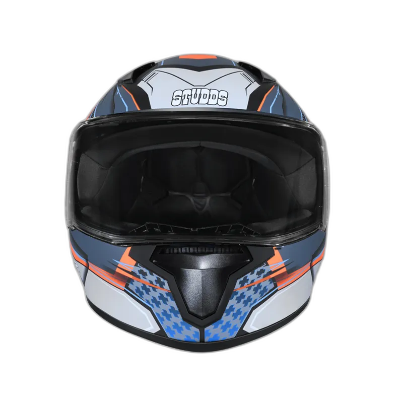 STUDDS Thunder D8 Matt Black N4 Full Face Helmet