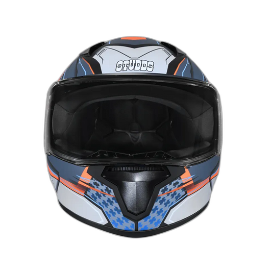 STUDDS Thunder D8 Matt Black N4 Full Face Helmet