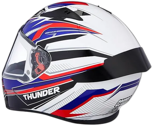 STUDDS Thunder D8 White N1 Full Face Helmet