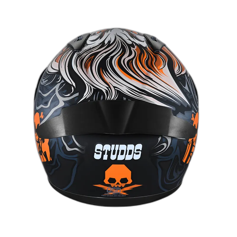 STUDDS Thunder D9 Matt Black N10 Full Face Helmet