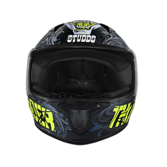 STUDDS Thunder D9 Matt Black N5 Full Face Helmet