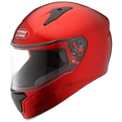 STUDDS Thunder Cherry Red Full Face Helmet
