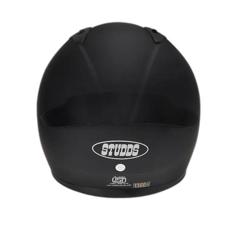 STUDDS Thunder Matt Black Full Face Helmet