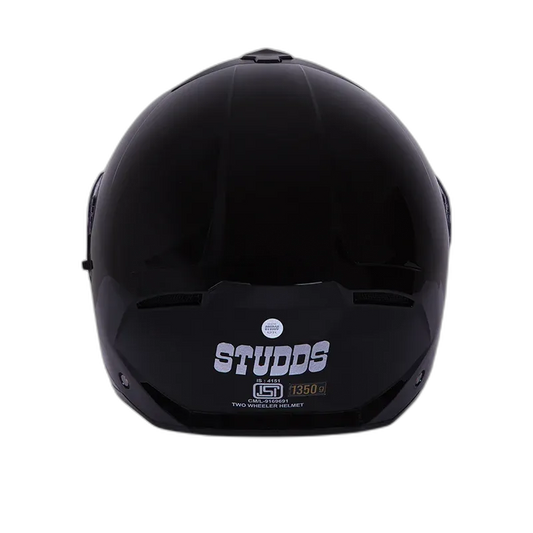 STUDDS Trooper D1 Black Flip Up Helmet