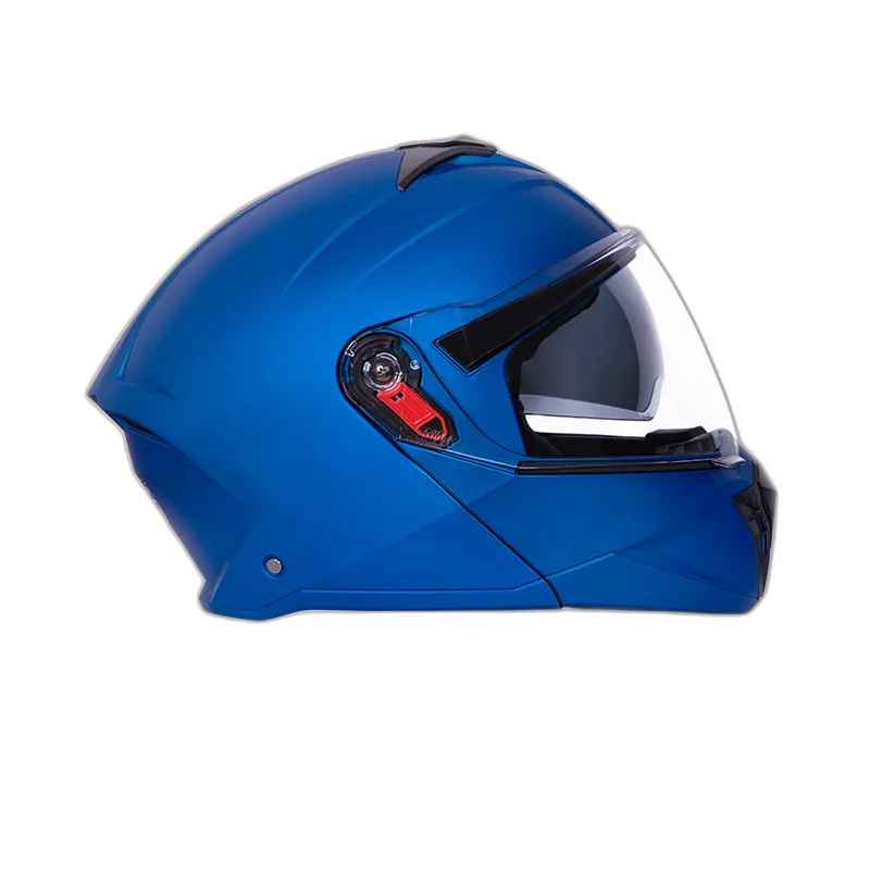 STUDDS Trooper Matt Blue Fu Flip Up Helmet