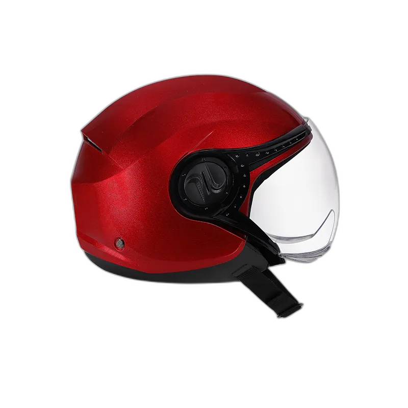 STUDDS Urban Dame Cherry Red Half Face Helmet