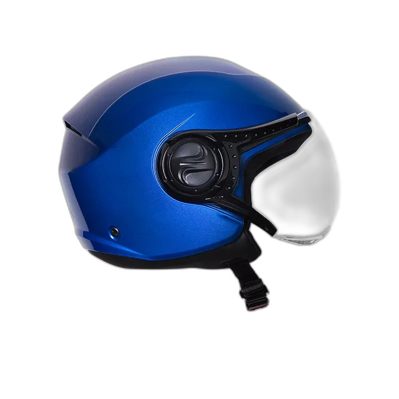STUDDS Urban Dame Flame Blue Half Face Helmet