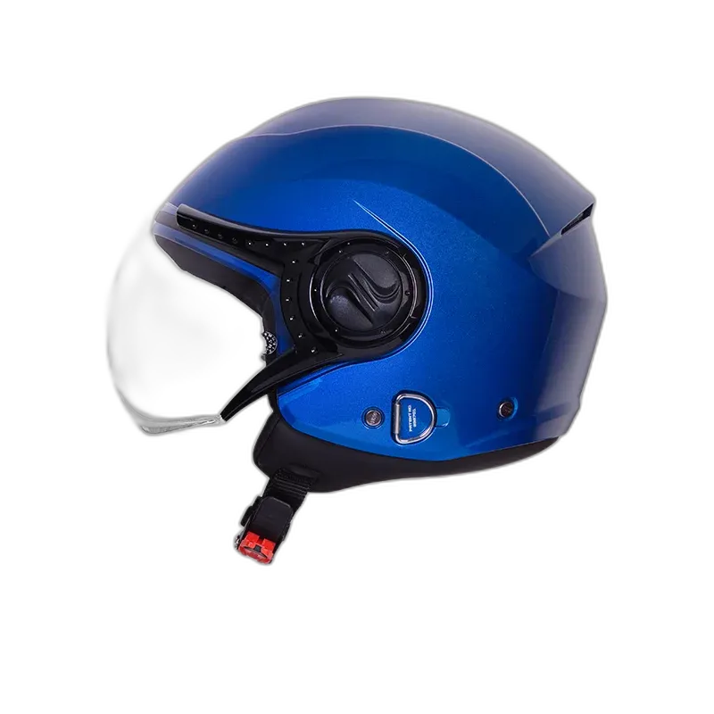 STUDDS Urban Dame Flame Blue Half Face Helmet