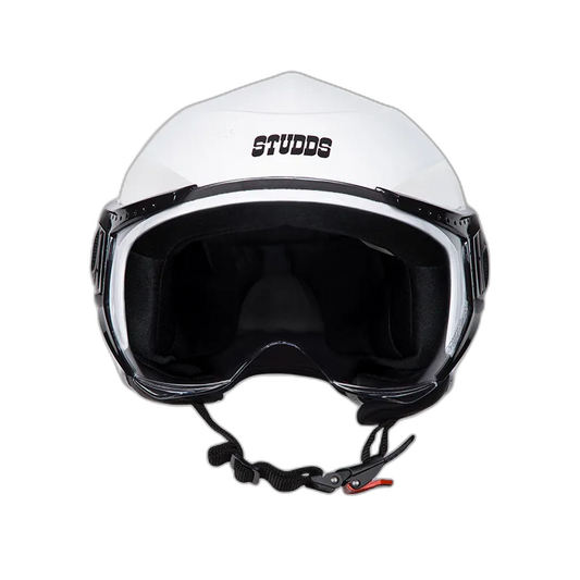 STUDDS Urban Dame White Half Face Helmet