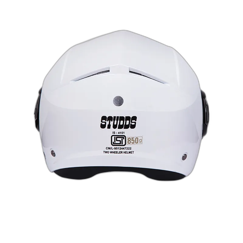 STUDDS Urban Dame White Half Face Helmet