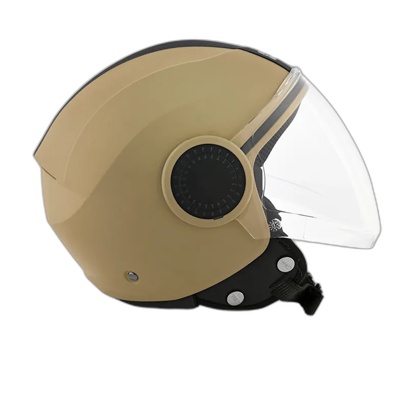 STUDDS Urban Super Black Half Face Helmet