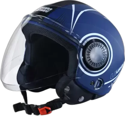 STUDDS Urban Super D1 Matt Blue N6 Half Face Helmet
