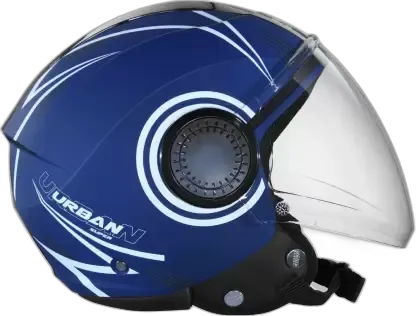 STUDDS Urban Super D1 Matt Blue N6 Half Face Helmet