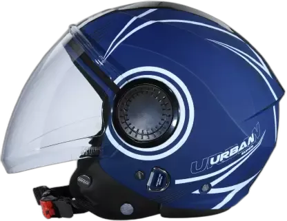 STUDDS Urban Super D1 Matt Blue N6 Half Face Helmet