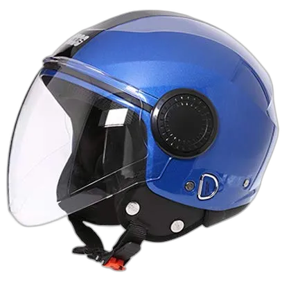 STUDDS Urban Super Flame Blue Half Face Helmet