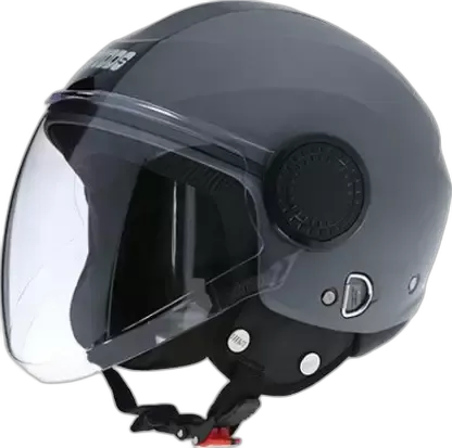 STUDDS Urban Super Gun Grey Half Face Helmet