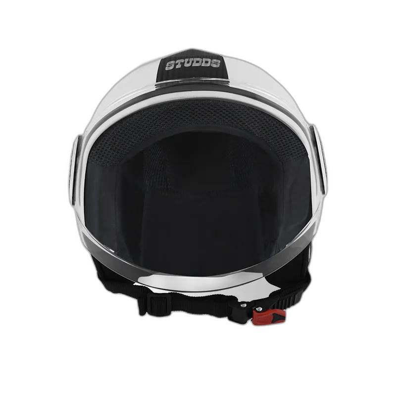 STUDDS Urban Super White Half Face Helmet