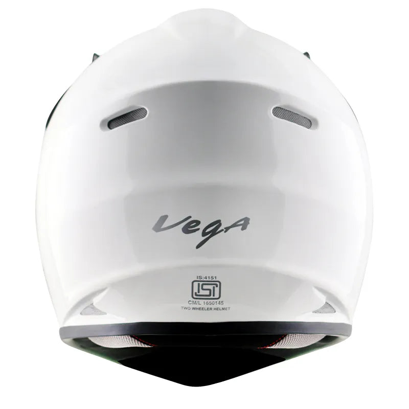 VEGA V Cross Dx White Off Road Helmet