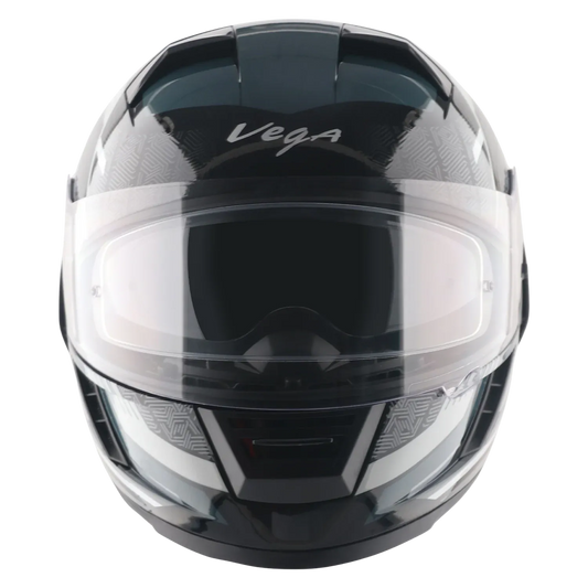 Vega Arrow Dx Runner Black Gray Full Face Helmet