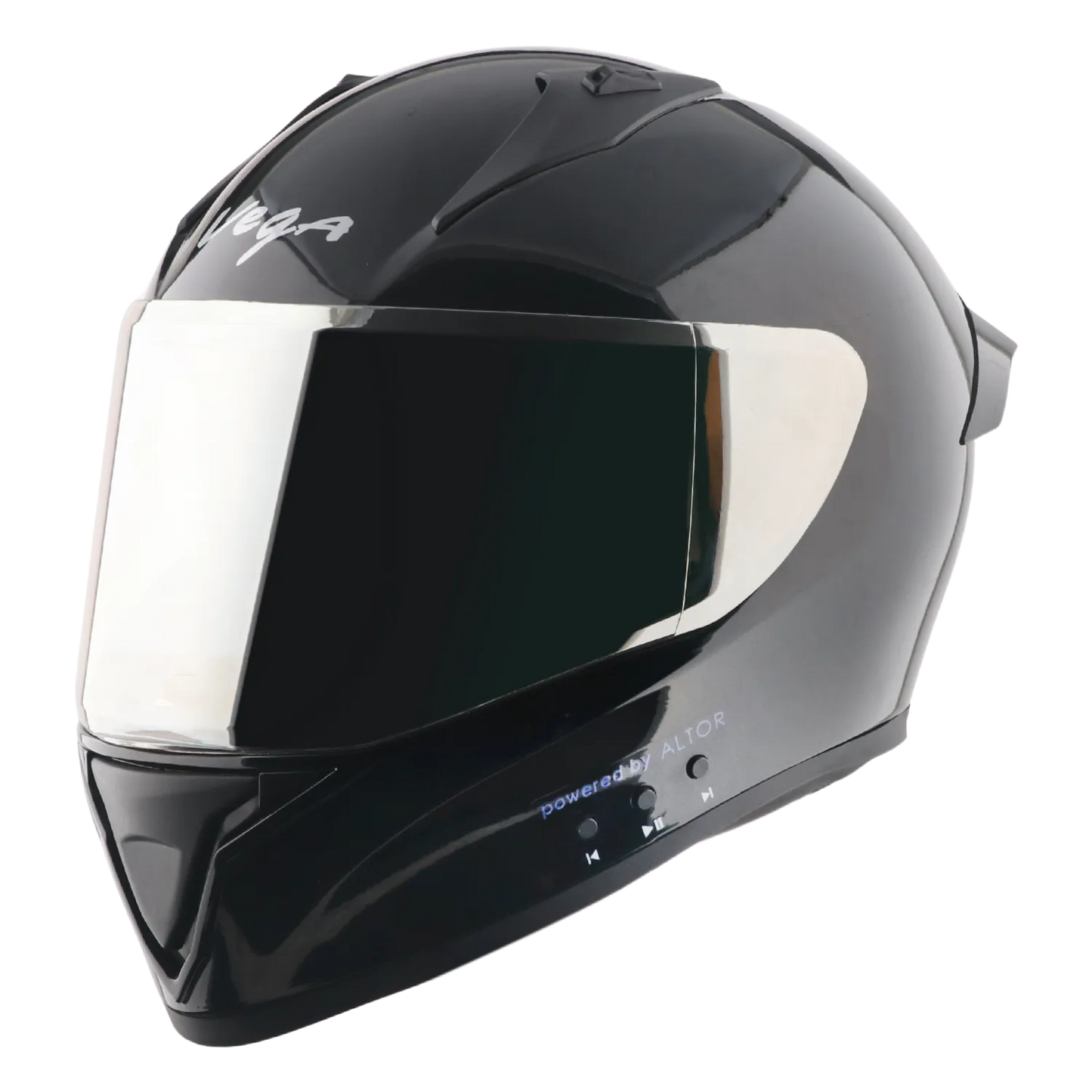 Vega Bolt Dx Bt Black Full Face Helmet