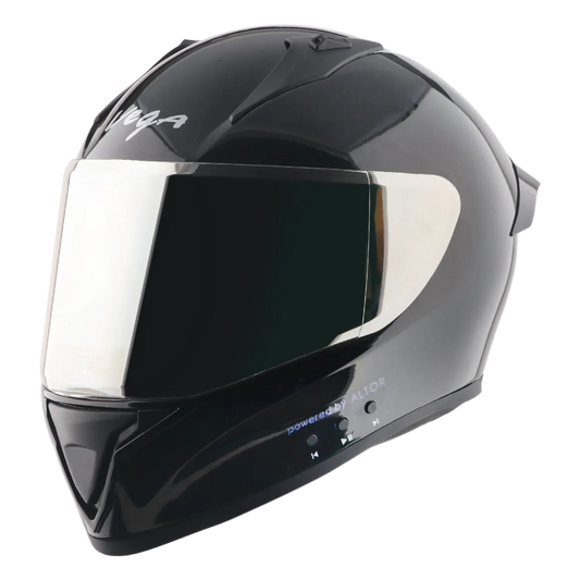 Vega Bolt Dx Bt Black Full Face Helmet