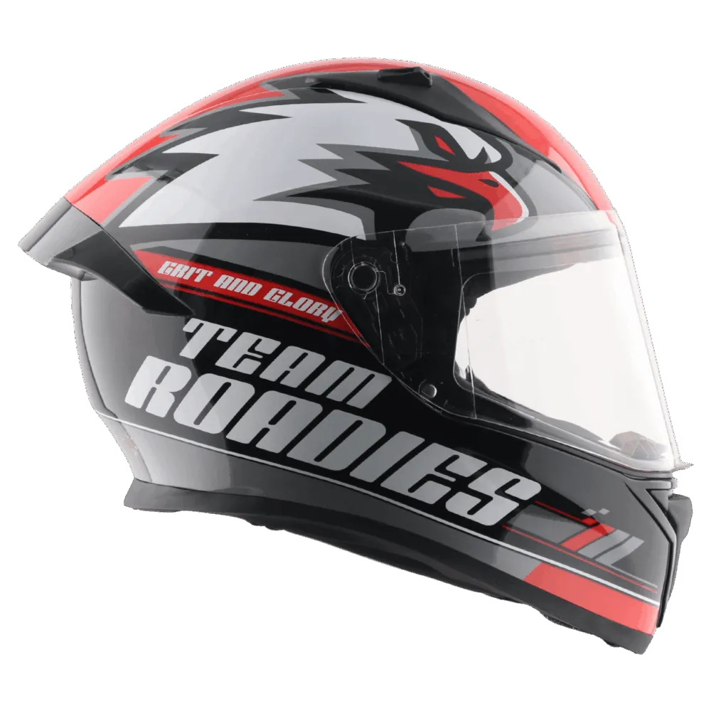 Vega Bolt Dx Rodies Black Red Full Face Helmet
